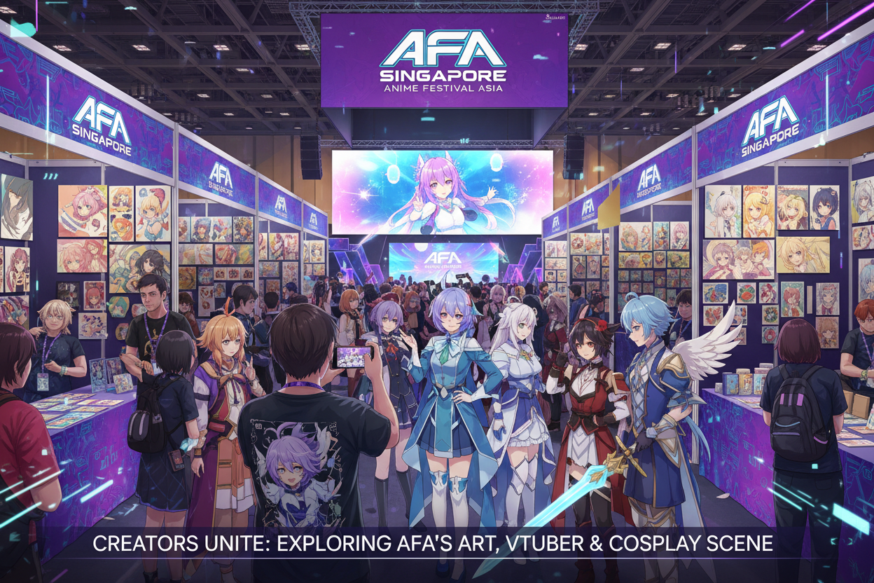 Cosplay News (Nov 30): AFA Singapore Finale – The "Artist Alley" Economy &amp; The Emerging "Indie Vtuber" Trend