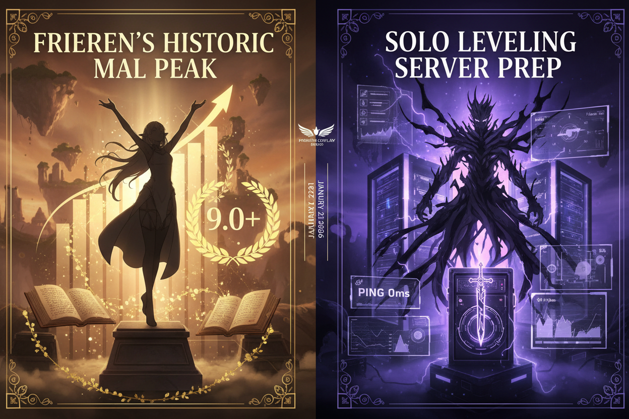 Anime News Jan 21, 2026: Frieren’s Historic MAL Peak & Solo Leveling Server Prep