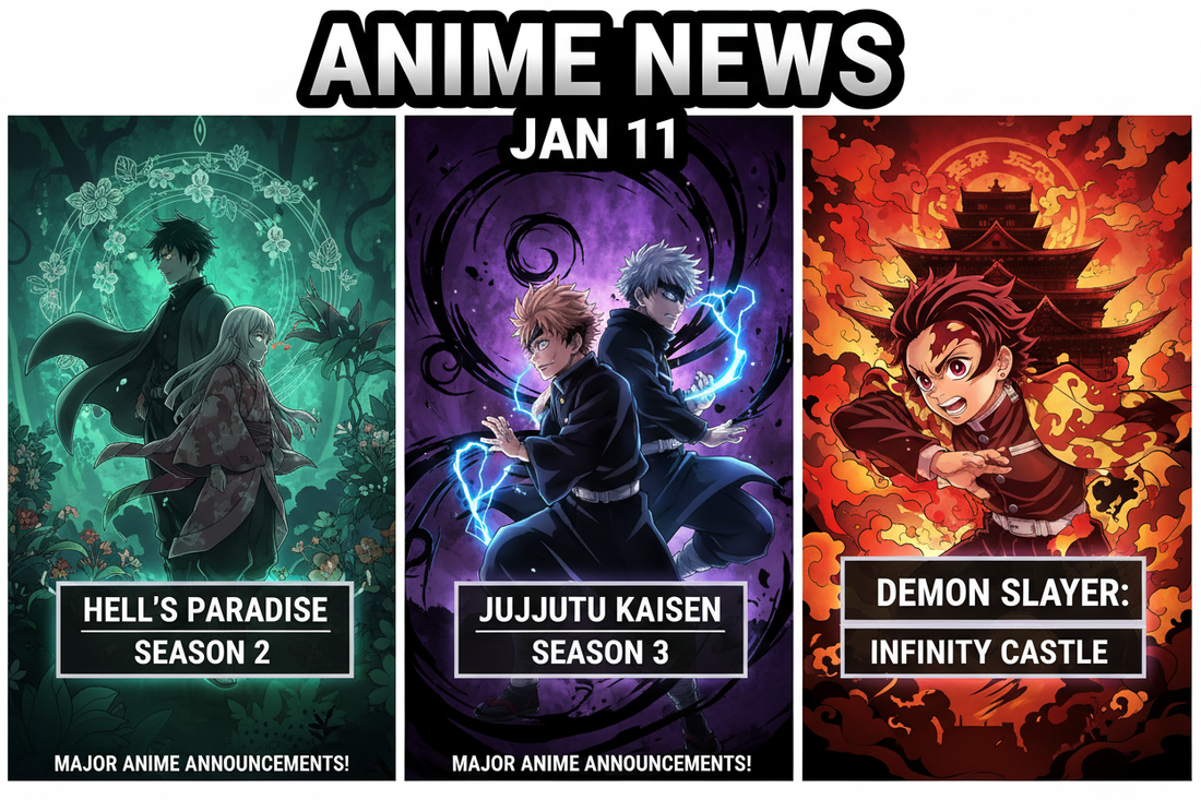 Anime News Jan 11: Hell's Paradise S2 Premiere, Jujutsu Kaisen S3 Buzz & Demon Slayer Box Office