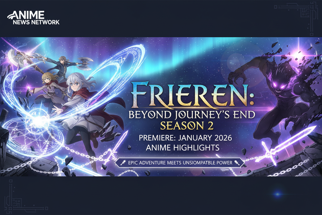 Anime News Jan 16: Frieren S2 Premiere, Solo Leveling Ep 3 Hype & Box Office Records