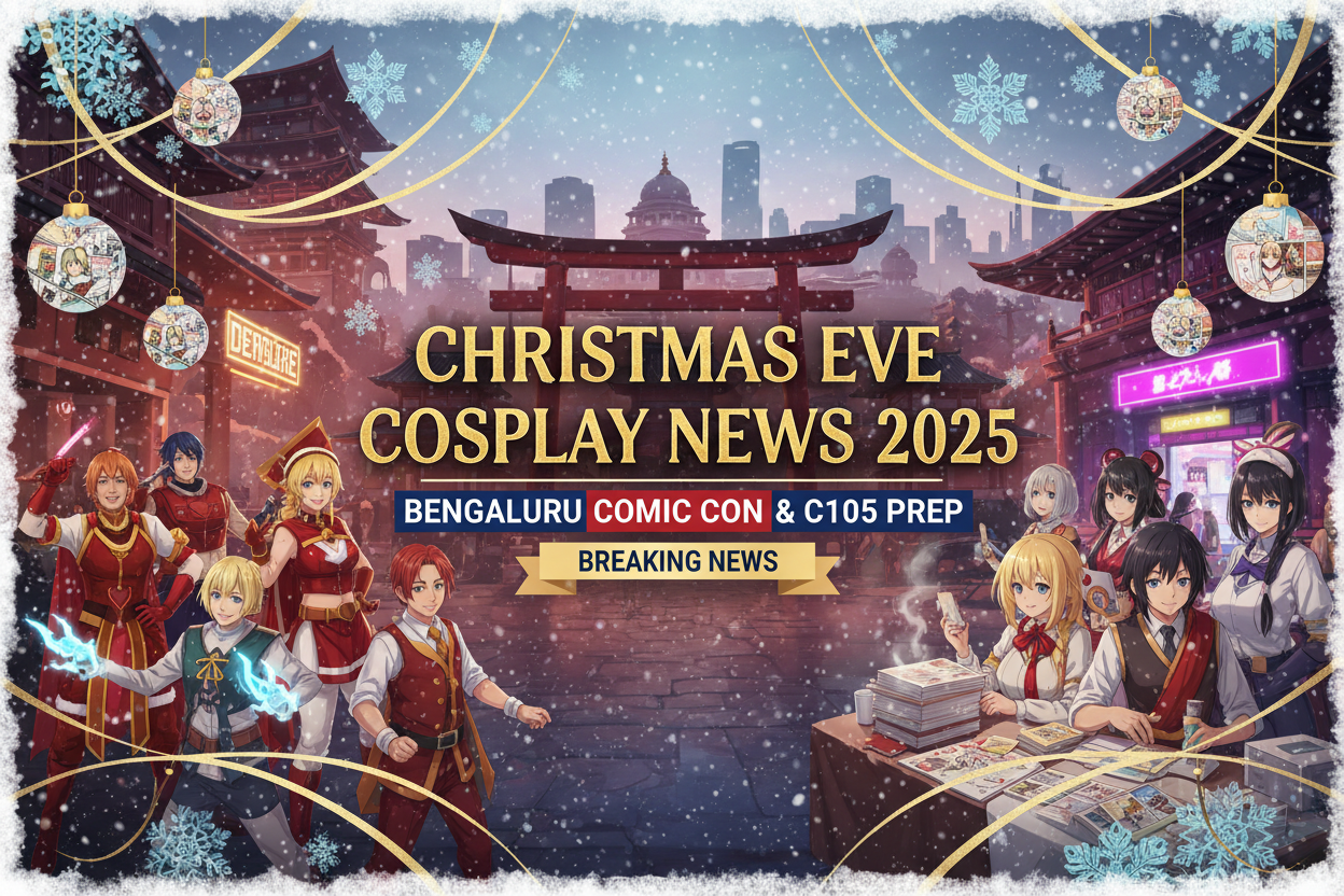 Christmas Eve Cosplay News 2025: Bengaluru Comic Con & C105 Prep