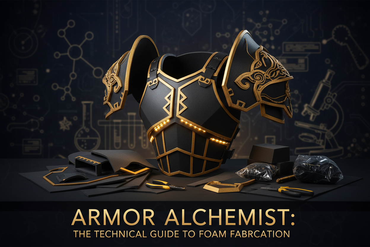 The Chemistry of Cosplay Armor: A Fabricator's Guide to EVA Foam Density, Adhesives, and Thermal Sealing