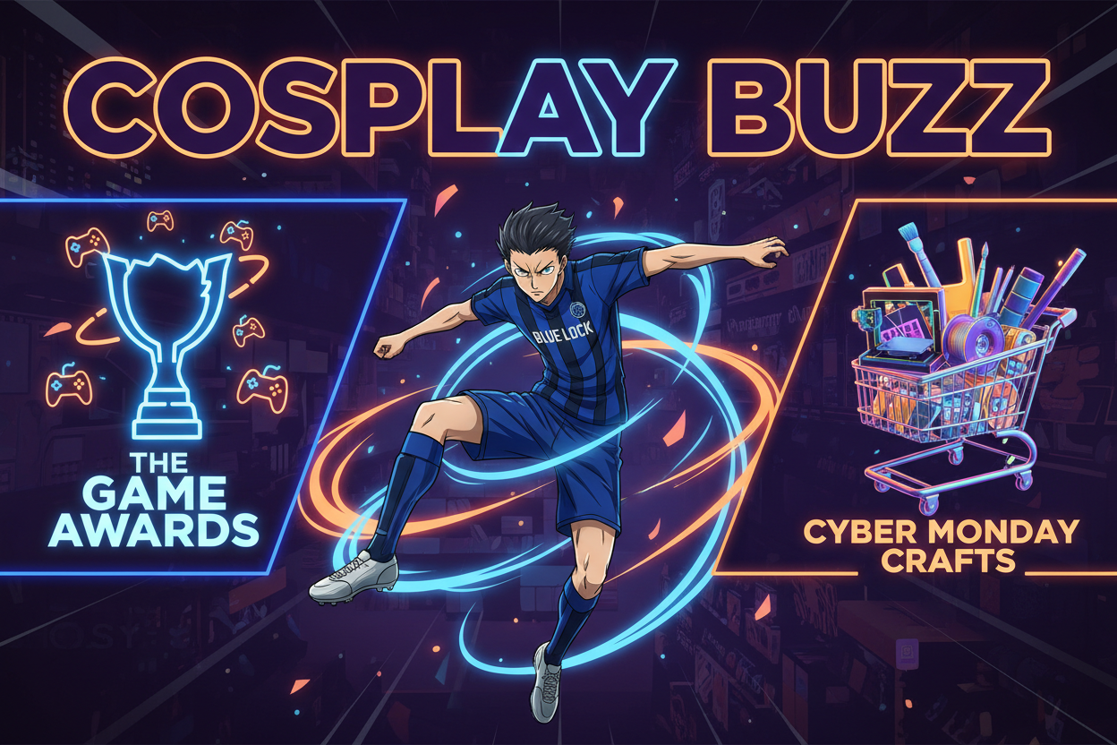 Cosplay Buzz (Nov 24): The TGA "Art Direction" Controversy, Cyber Monday Panic Buying &amp; Why Blue Lock is Taking Over