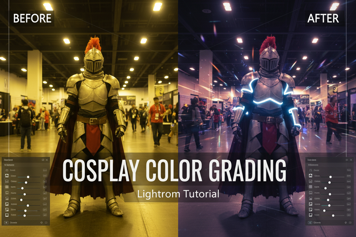 From RAW to JPEG: A Beginner’s Guide to "Anime Color Grading" in Lightroom (Fixing Bad Hall Lighting)