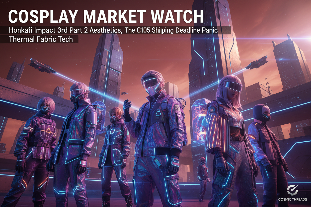 Cosplay Market Watch (Nov 25, 2025): Honkai Impact 3rd Part 2 Aesthetics, The C105 Shipping Deadline Panic & Thermal Fabric Tech