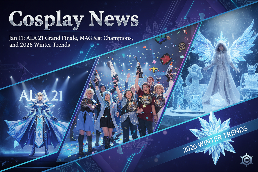 Cosplay News Jan 11: ALA 21 Grand Finale, MAGFest Champions, and 2026 Winter Trends