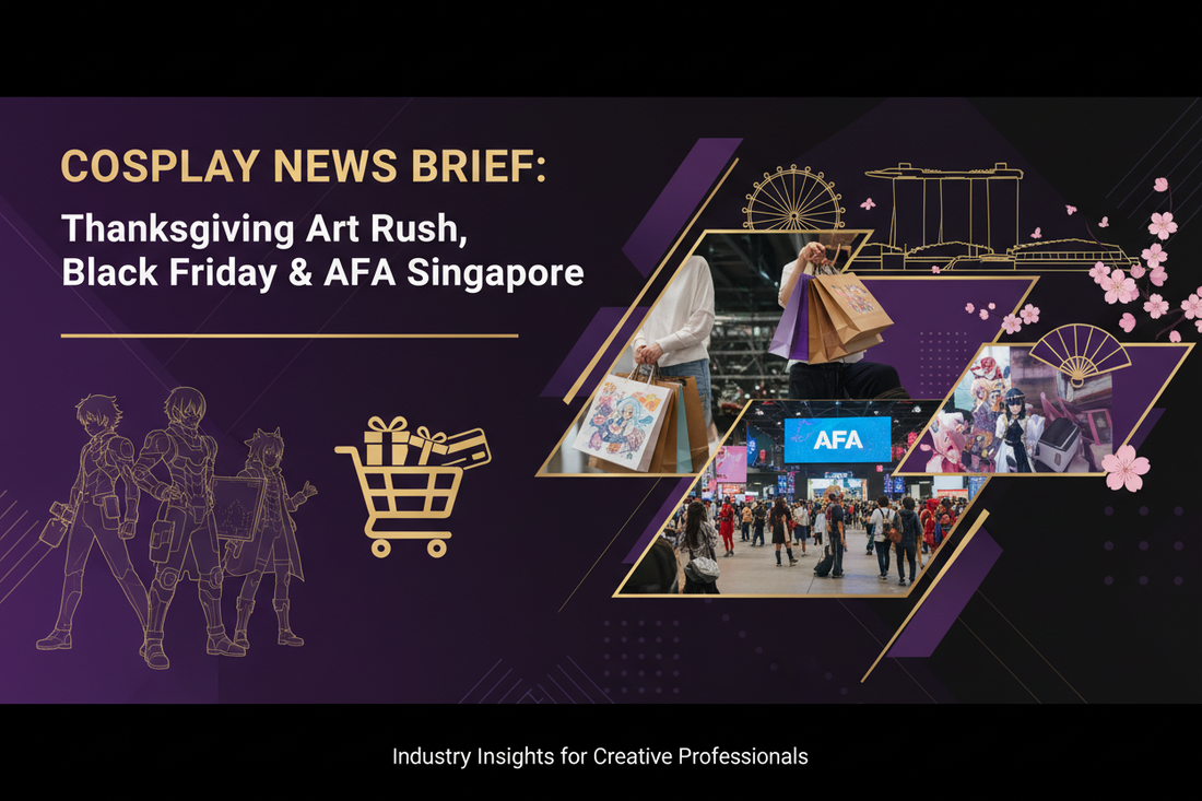 Cosplay News Brief (Nov 27): The "Thanksgiving Art" Cosplay Rush, Black Friday Launch Protocols &amp; AFA Singapore Countdown