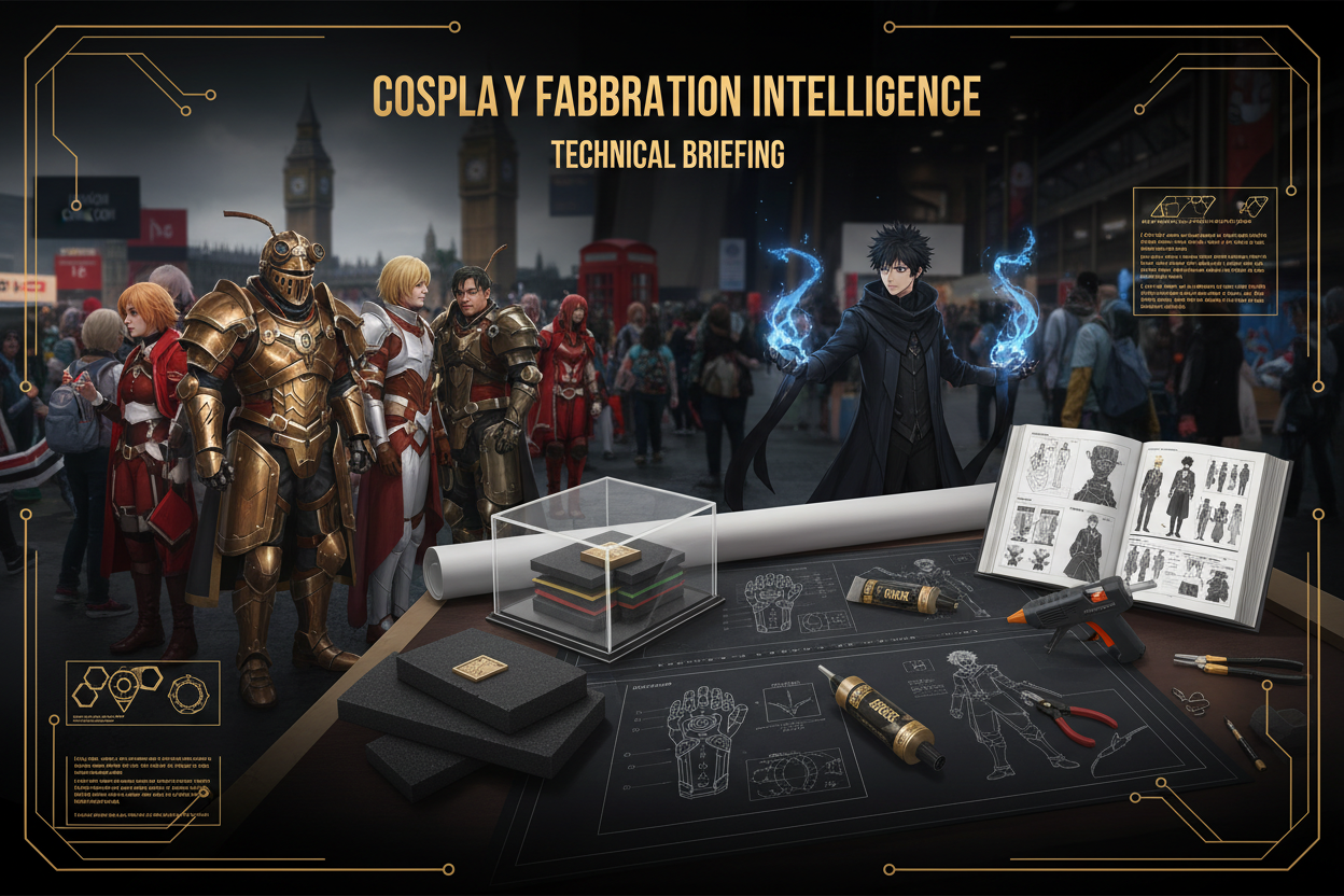 Cosplay Technical Briefing (Nov 16, 2025): London Con Day 2 Stress Tests, Arcane's Codified Designs & JJK S3 Production Deadlines