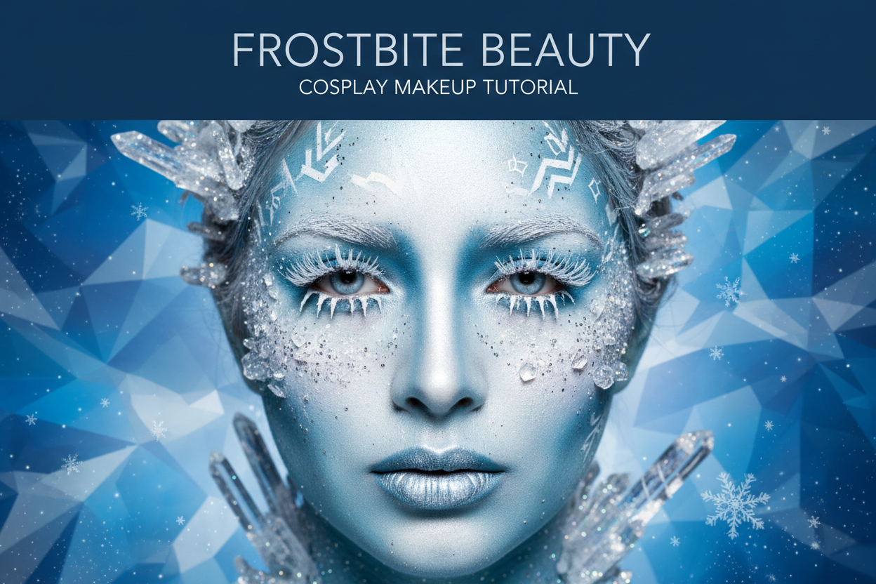 The "Cryo" Aesthetic: Engineering Frost &amp; Ice Makeup Effects for Winter Characters (Without Melting)
