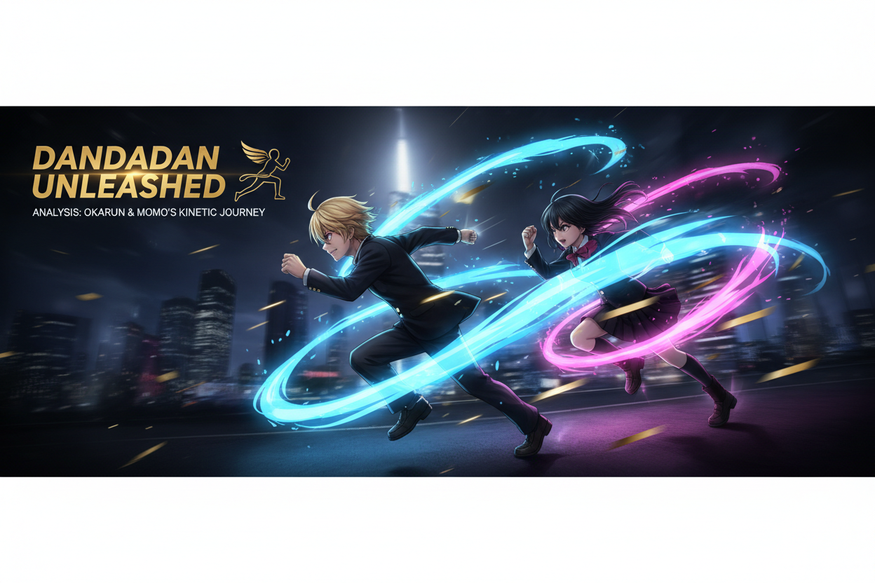The "Turbo" Stance: Analyzing the Kinetic Sprint Mechanics of Dandadan’s Okarun & Momo