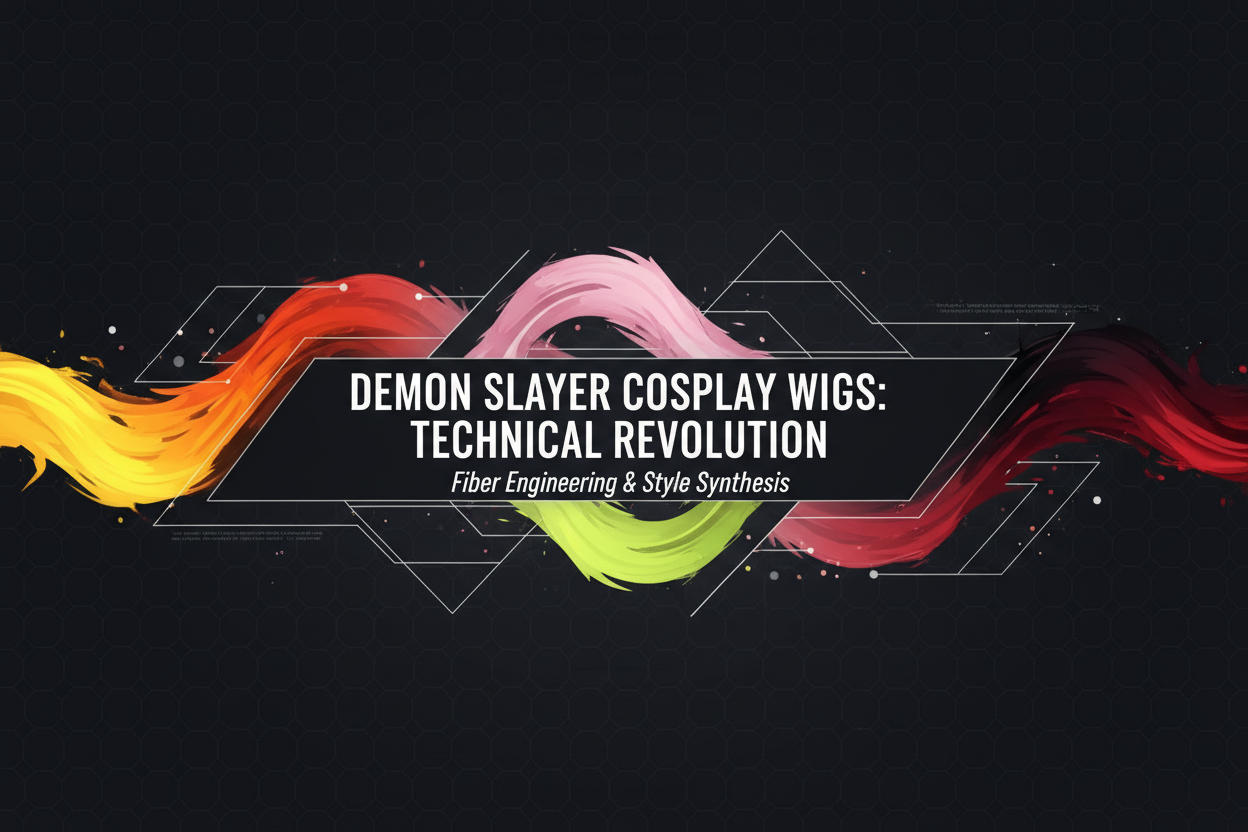 Engineering the "Breathing Styles": The Structural and Chromatic Physics of Demon Slayer Wigs