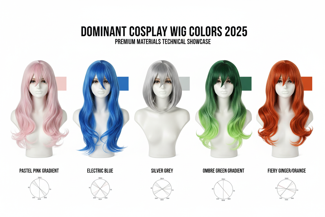 The Chromatic Paradigm: Dominant Cosplay Wig Colors in 2025—A Technical and Historiographical Dissection