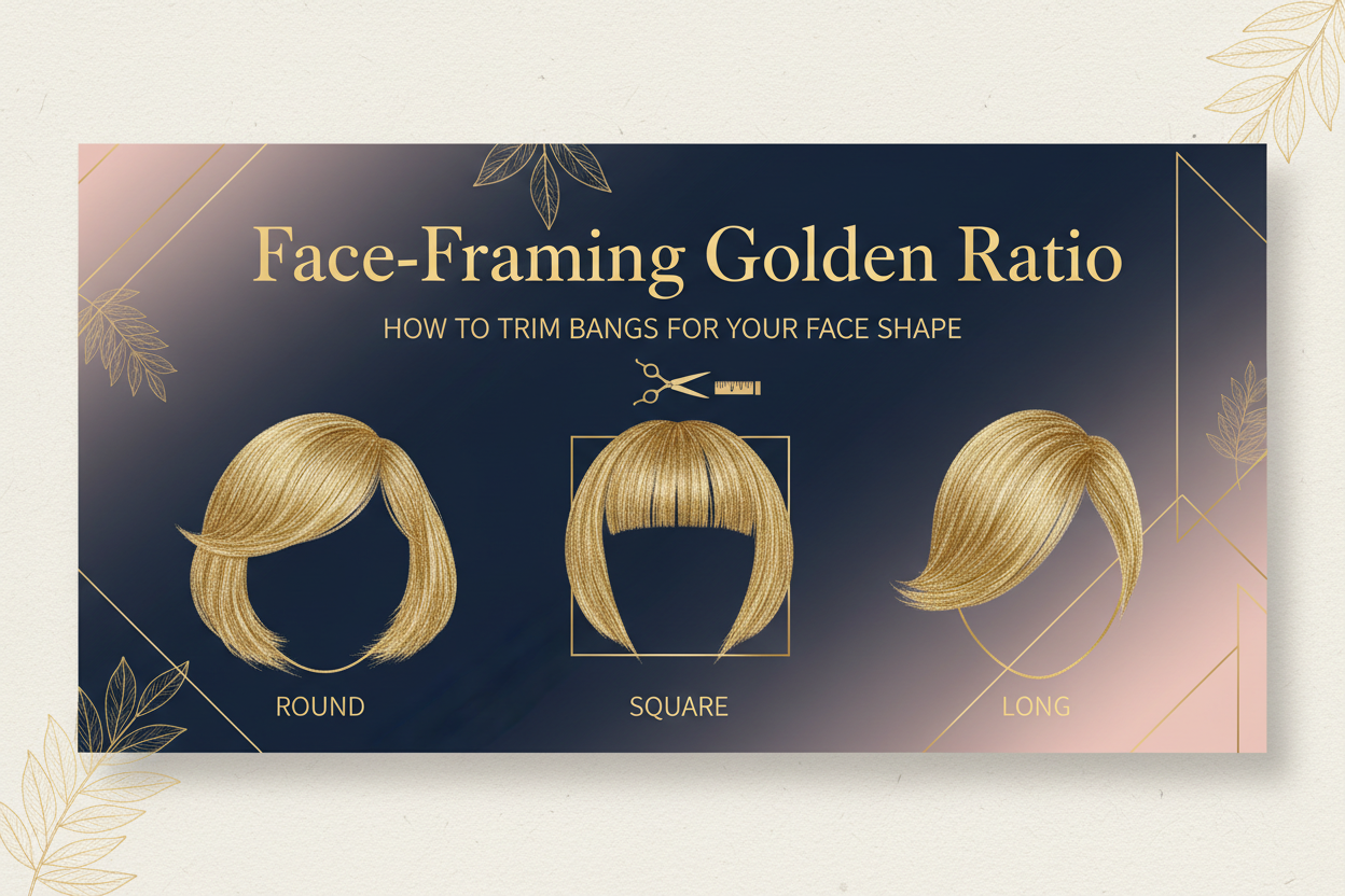 The "Face-Framing" Golden Ratio: How to Trim Bangs for Your Specific Face Shape
