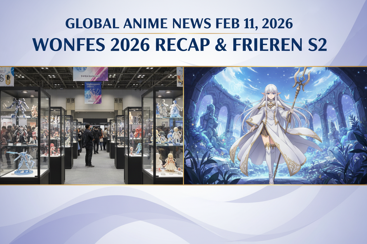 Global Anime News Feb 11, 2026: WonFes 2026 Recap & Frieren S2 Meta
