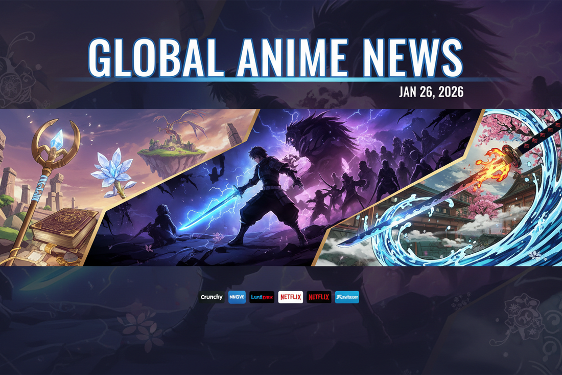 Global Anime News Jan 26, 2026: Frieren's 9.51 MAL Reign & Solo Leveling Hype
