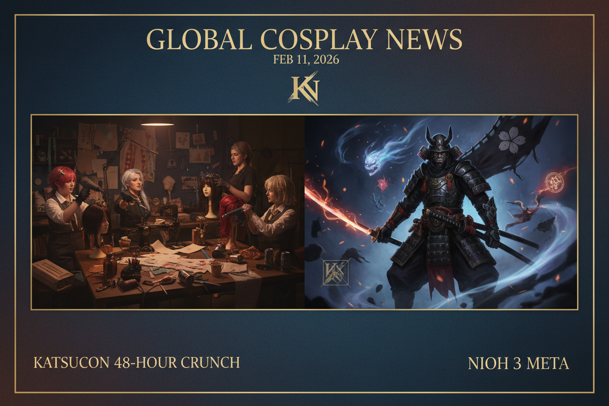 Global Cosplay News Feb 11, 2026: Katsucon 48-Hour Crunch & Nioh 3 Meta