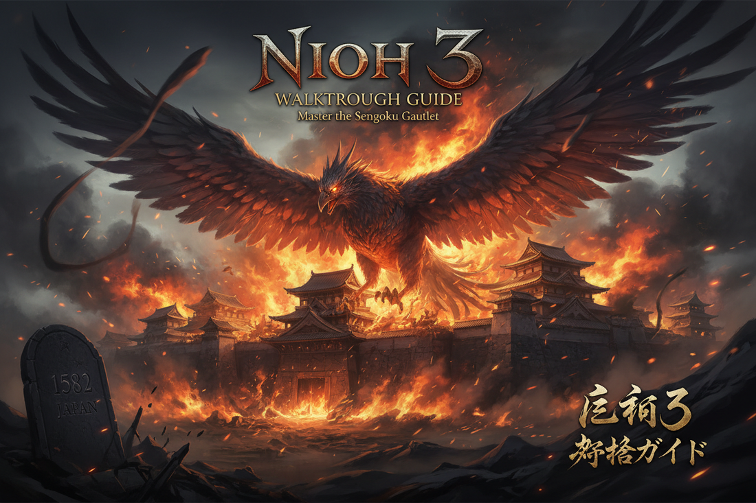 Nioh 3 Walkthrough Part 2: The Blazing Citadel & Phoenix Boss Guide