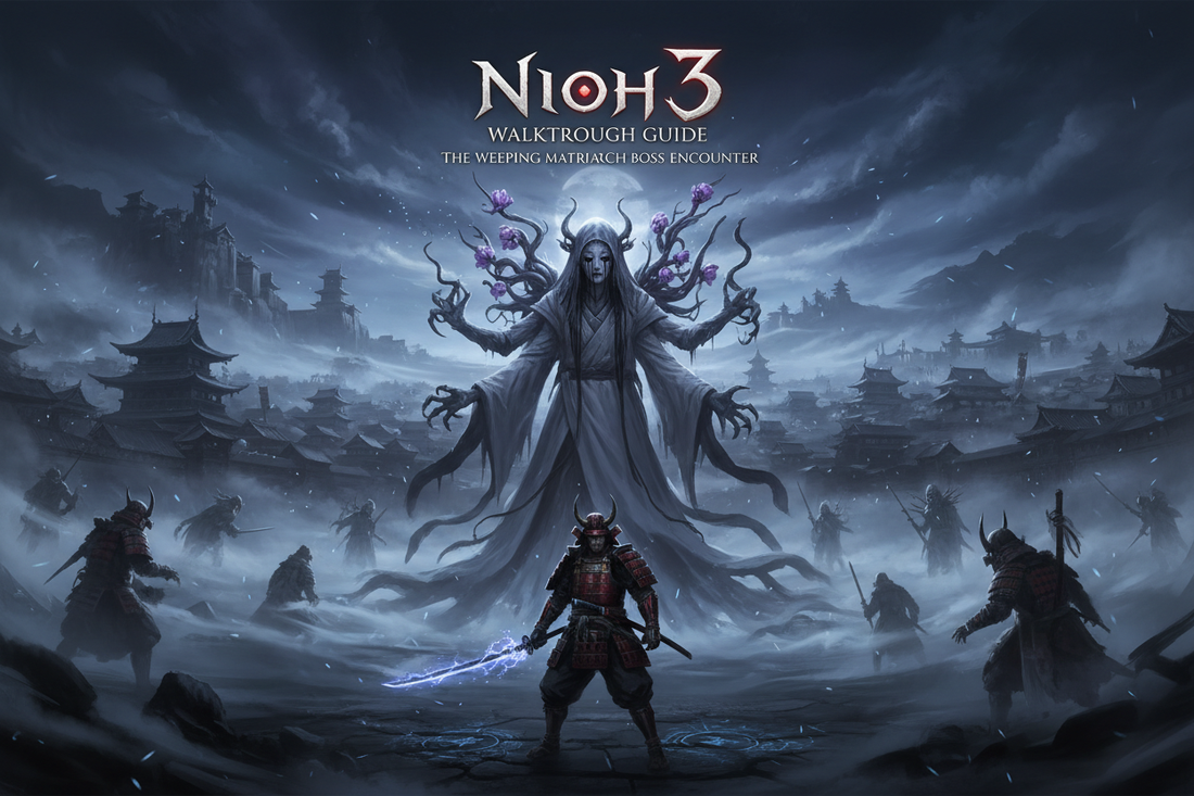 Nioh 3 Walkthrough Part 4: The Capital of Shadows & Weeping Matriarch Guide