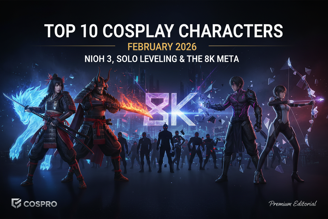 Top 10 Cosplay Characters February 2026: Nioh 3, Solo Leveling & The 8K Meta