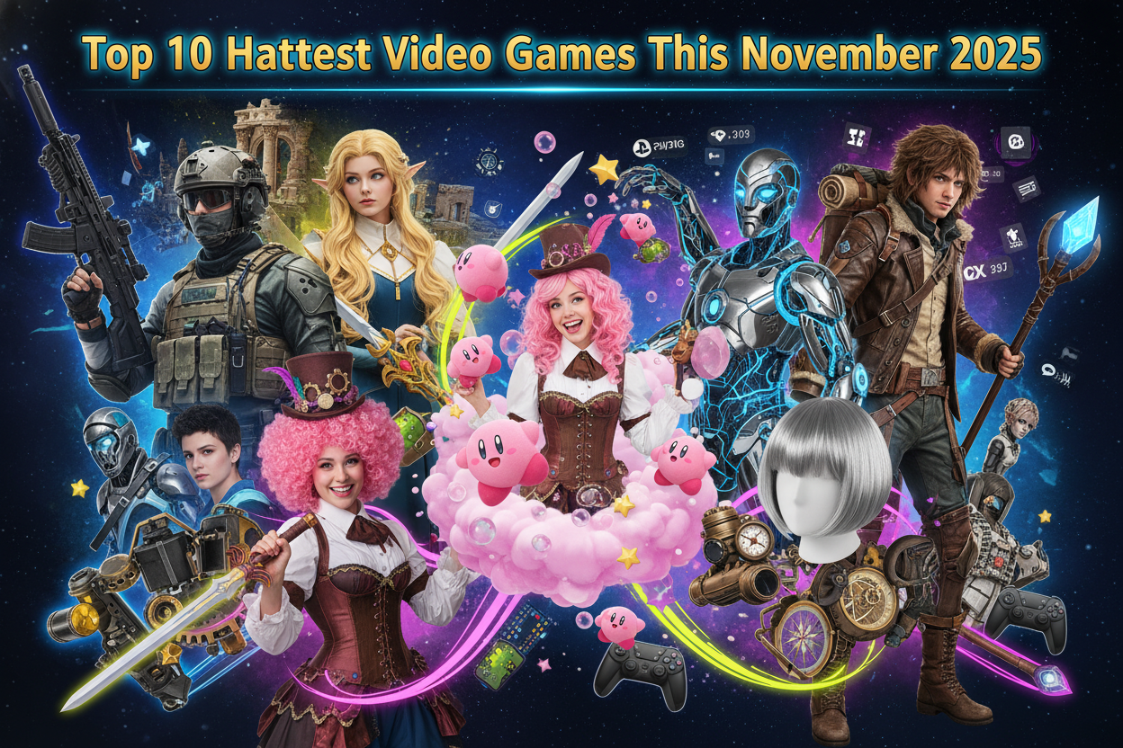 Top 10 Hottest Video Games This November 2025: Cosplay Wig Inspiration