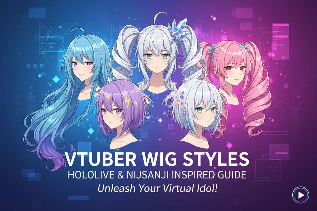 2025 VTuber Cosplay Wig Guide: Visual Review of Hololive & Nijisanji Styles