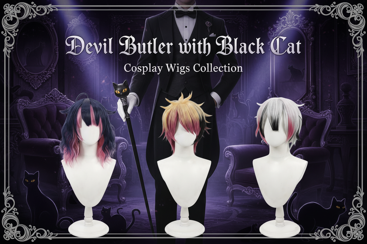 Devil Butler with Black Cat
