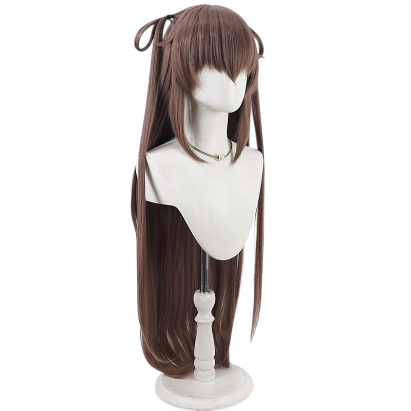 White Smoke Yukikaze Mizuki Cosplay Wig - Action Taimanin (Multi-Color Long Straight Scalp) (FEVERCOS)
