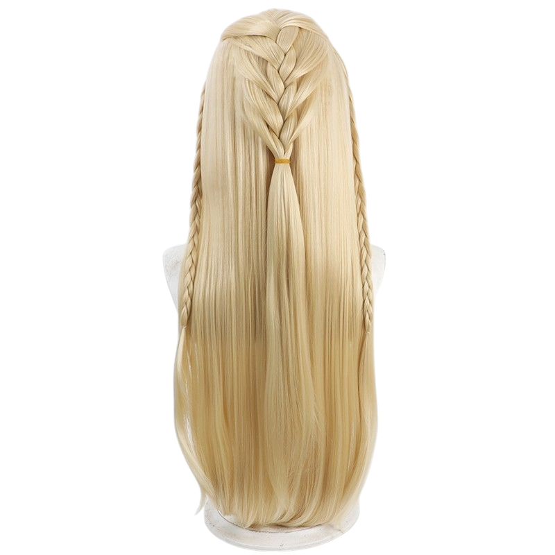 White Smoke Cartethyia (Yellow Base) Cosplay Wig - Wuthering Waves (Yellow Scalp Style) (FEVERCOS)