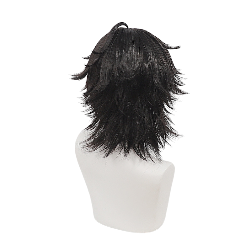 White Smoke Wolfguard Cosplay Wig - Arknights: Endfield (Black Highlights Scalp) (FEVERCOS)