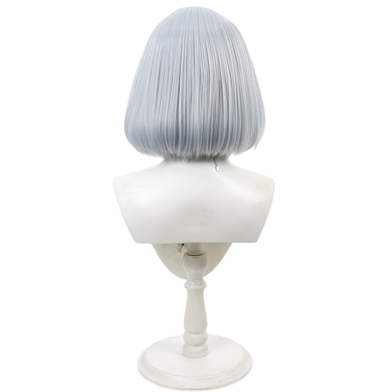 White Smoke Khun Aguero Agnes (Grey-Blue) Cosplay Wig - Tower of God (Simulation Scalp Bob) (FEVERCOS)