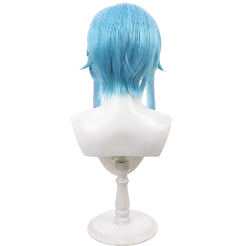 White Smoke Flure Garcia Cosplay Wig - Devil Butler with Black Cat (Pastel Gradient Scalp) (FEVERCOS)