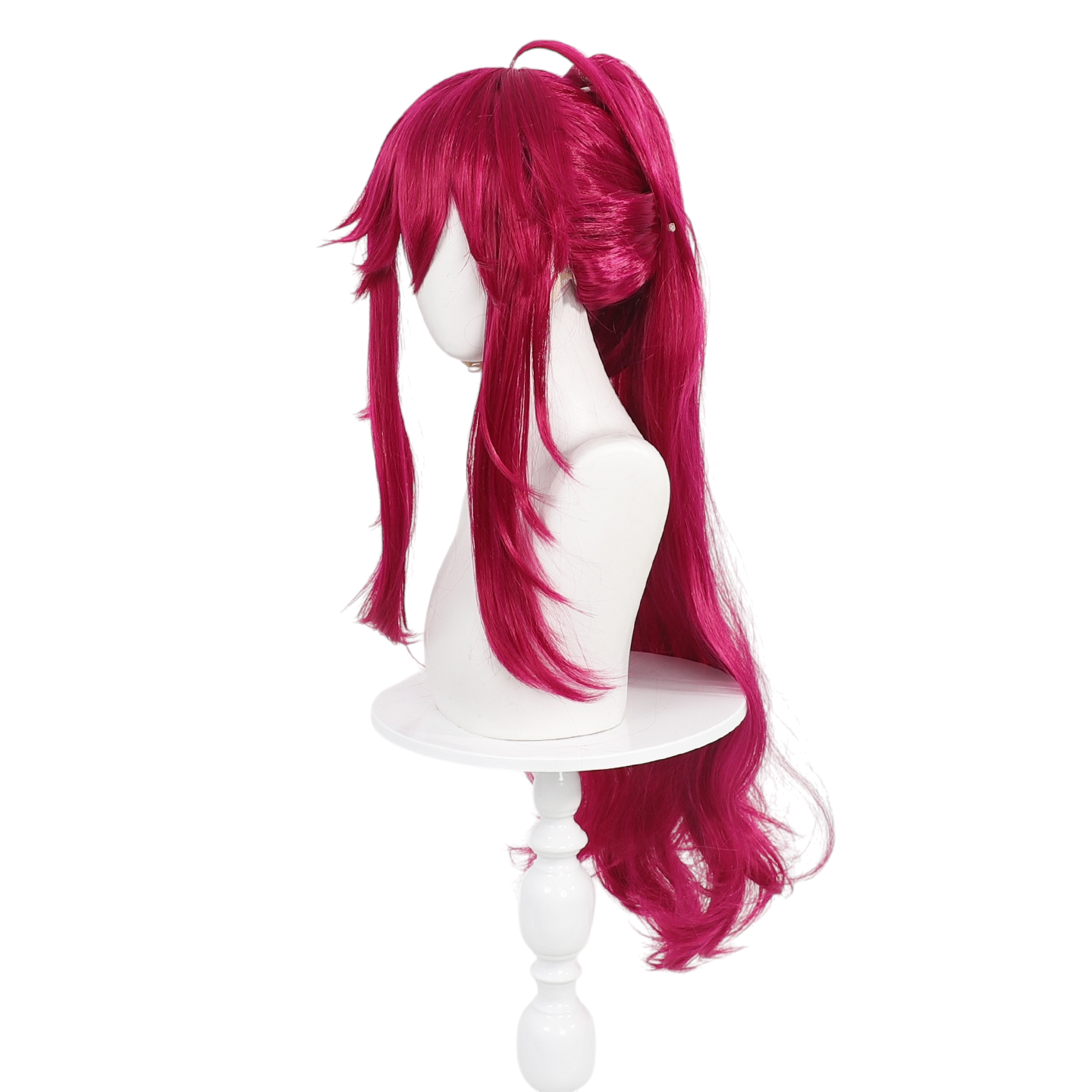 White Smoke Enka Mochimi Cosplay Wig - Ensemble Stars!! (Wavy Ponytail Scalp) (FEVERCOS)