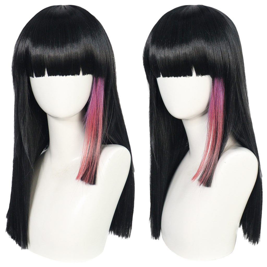 Dark Slate Gray Rouge Redstar Cosplay Wig - Metallic Rouge (Red/White) (FEVERCOS)