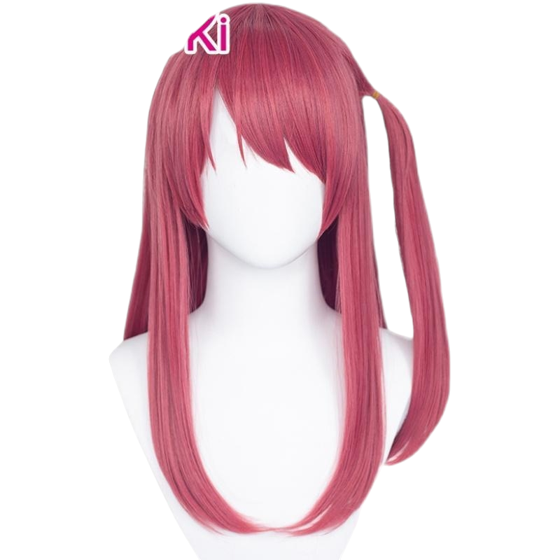 White Smoke Sakura Minamoto Cosplay Wig - Zombie Land Saga (Pink-Purple Long Straight) (FEVERCOS)