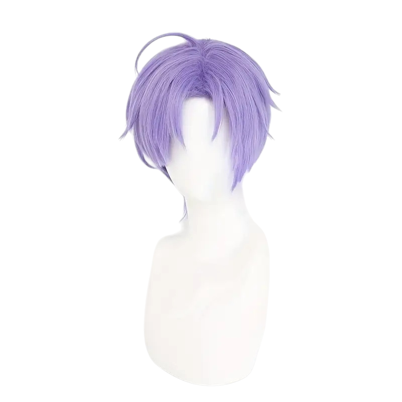 White Smoke Kuya Cosplay Wig - NU: Carnival (Purple Layered Fox) (FEVERCOS)