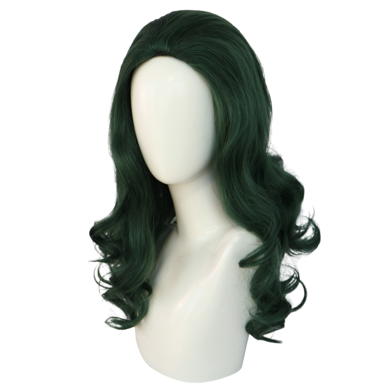 Dark Slate Gray She-Hulk (Jennifer Walters) Cosplay Wig - Marvel (Green Wavy) (FEVERCOS)