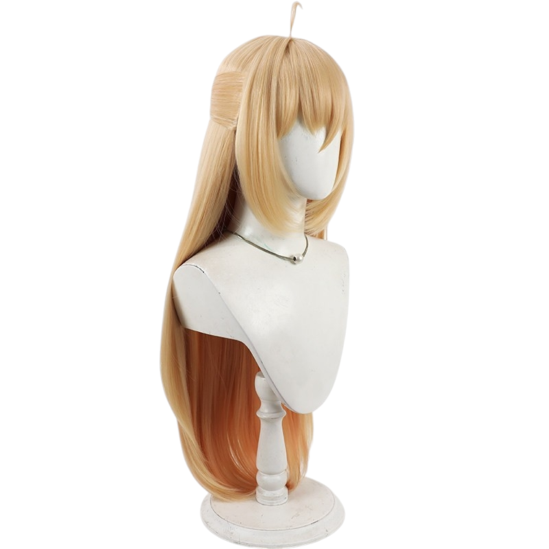 White Smoke Cissia Cosplay Wig - Zenless Zone Zero (Highlighted Detachable Ponytail) (FEVERCOS)