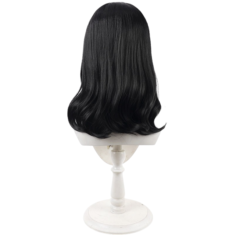 White Smoke Lune Cosplay Wig - 33rd Expedition Team (Black Curly Scalp) (FEVERCOS)