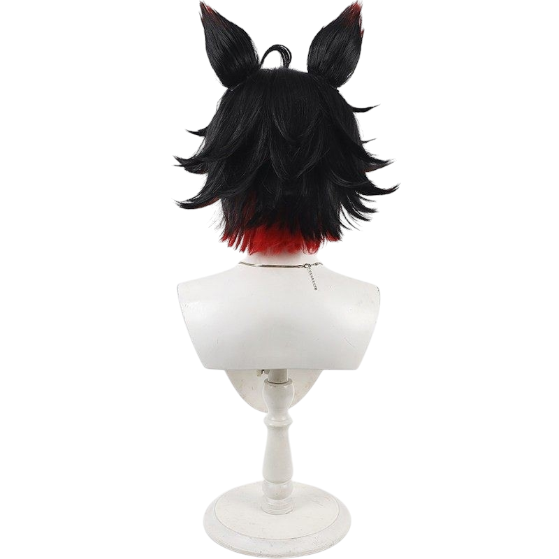 White Smoke Masato Komano Cosplay Wig - Zenless Zone Zero (Gradient Teased Flipped) (FEVERCOS)