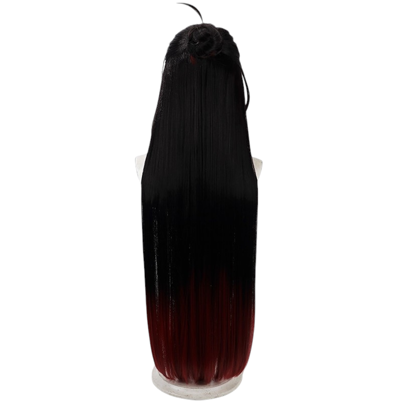 Black Lingsha Cosplay Wig - Honkai: Star Rail (Dyed Integrated Braid Scalp) (FEVERCOS)