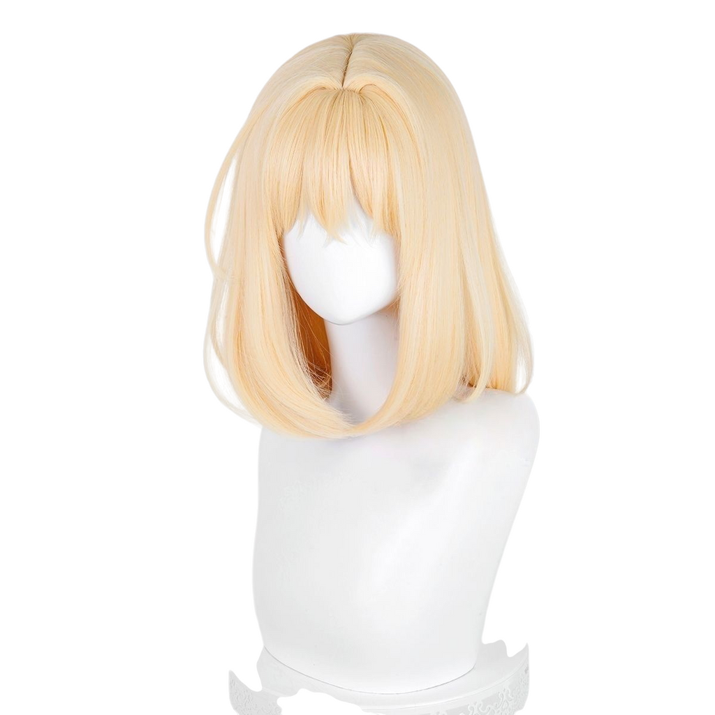 White Smoke Uika Misumi Cosplay Wig - Masked Band (Green Styled Scalp) (FEVERCOS) BanG Dream!