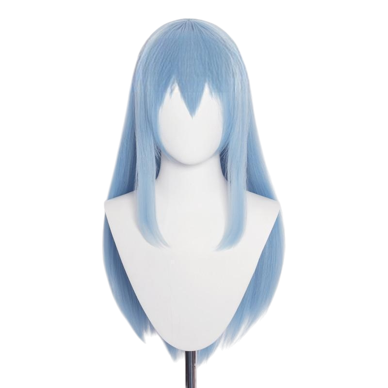 White Smoke Rimuru Tempest Cosplay Wig - That Time I Got Reincarnated as a Slime (Silver Blue Long) (FEVERCOS)