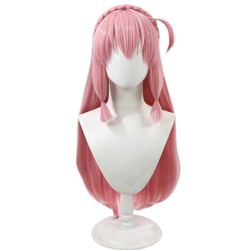 White Smoke Nei Ookawamura Cosplay Wig - Chained Soldier (Pastel Pink Bob) (FEVERCOS)