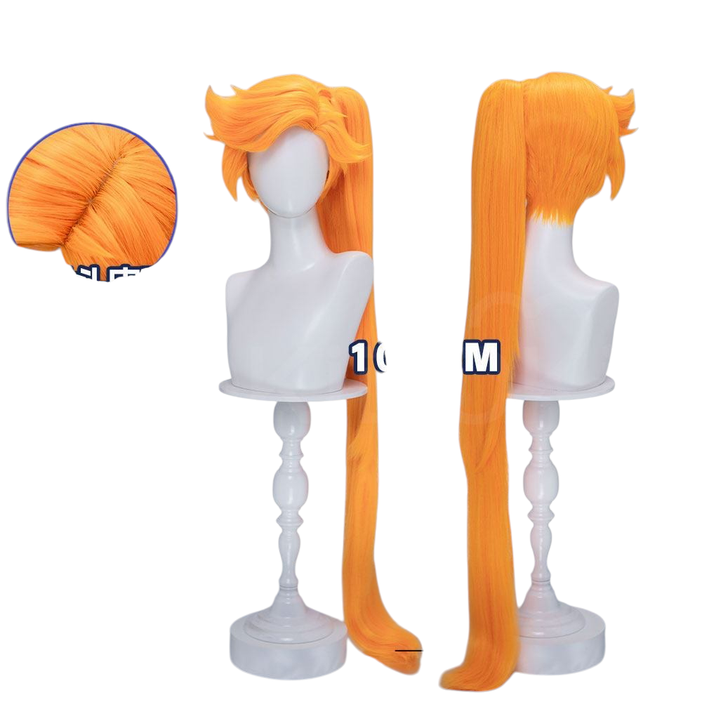 White Smoke Auriana Cosplay Wig - LoliRock (Side Part Scalp Detachable Ponytail) (FEVERCOS)