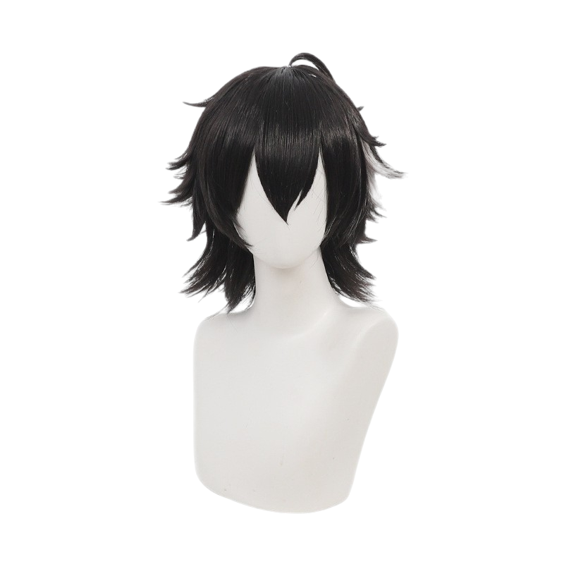 White Smoke Wolfguard Cosplay Wig - Arknights: Endfield (Black Highlights Scalp) (FEVERCOS)