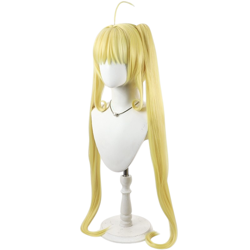 White Smoke Lucia Nanami Cosplay Wig - Mermaid Melody Pichi Pichi Pitch (Detachable Ponytails) (FEVERCOS)