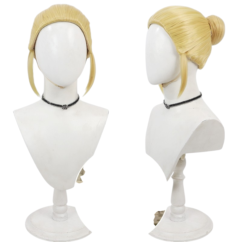 White Smoke Princess Zelda (Integrated Bun Ver.) Cosplay Wig - The Legend of Zelda: Echoes of Wisdom (Golden Blonde Updo) (FEVERCOS)