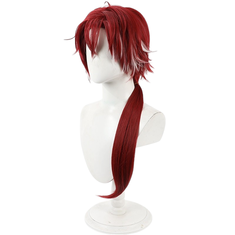 White Smoke Bellone Cosplay Wig - Arknights (Highlighted Teased Ponytail) (FEVERCOS)
