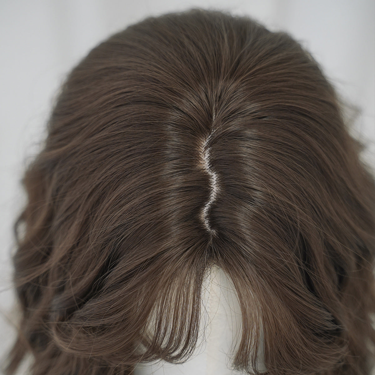 Dark Slate Gray Egg Roll Water Wave Bob Wig - Everyday Fashion (Short Curtain Bangs) (FEVERCOS)