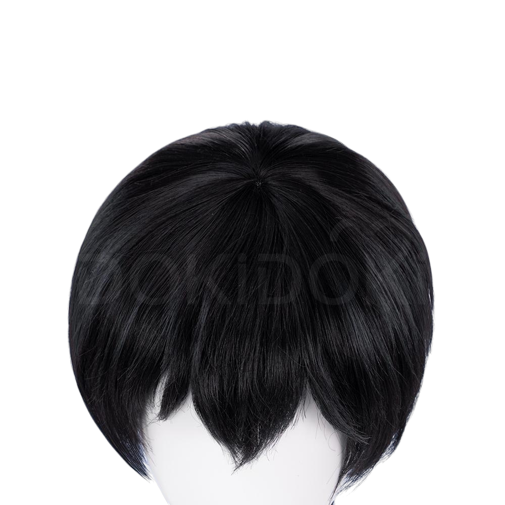 Black Olruggio Cosplay Wig - Witch Hat Atelier (32cm Black Short) (FEVERCOS)